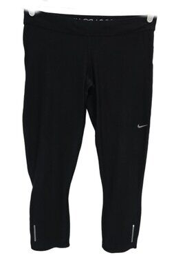 1409 Nike Just Do It Dri-Fit Activewear Cropped Leggings Sz.L  Womens